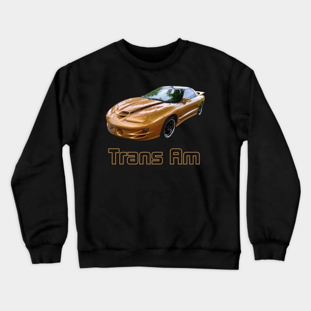 Gold Trans Am LS1 Crewneck Sweatshirt by MotorPix